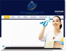 Tablet Screenshot of prestigefacility.com